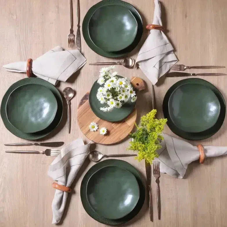 Aparelho de Jantar Arauco/Greenery - Serve 06 pessoas