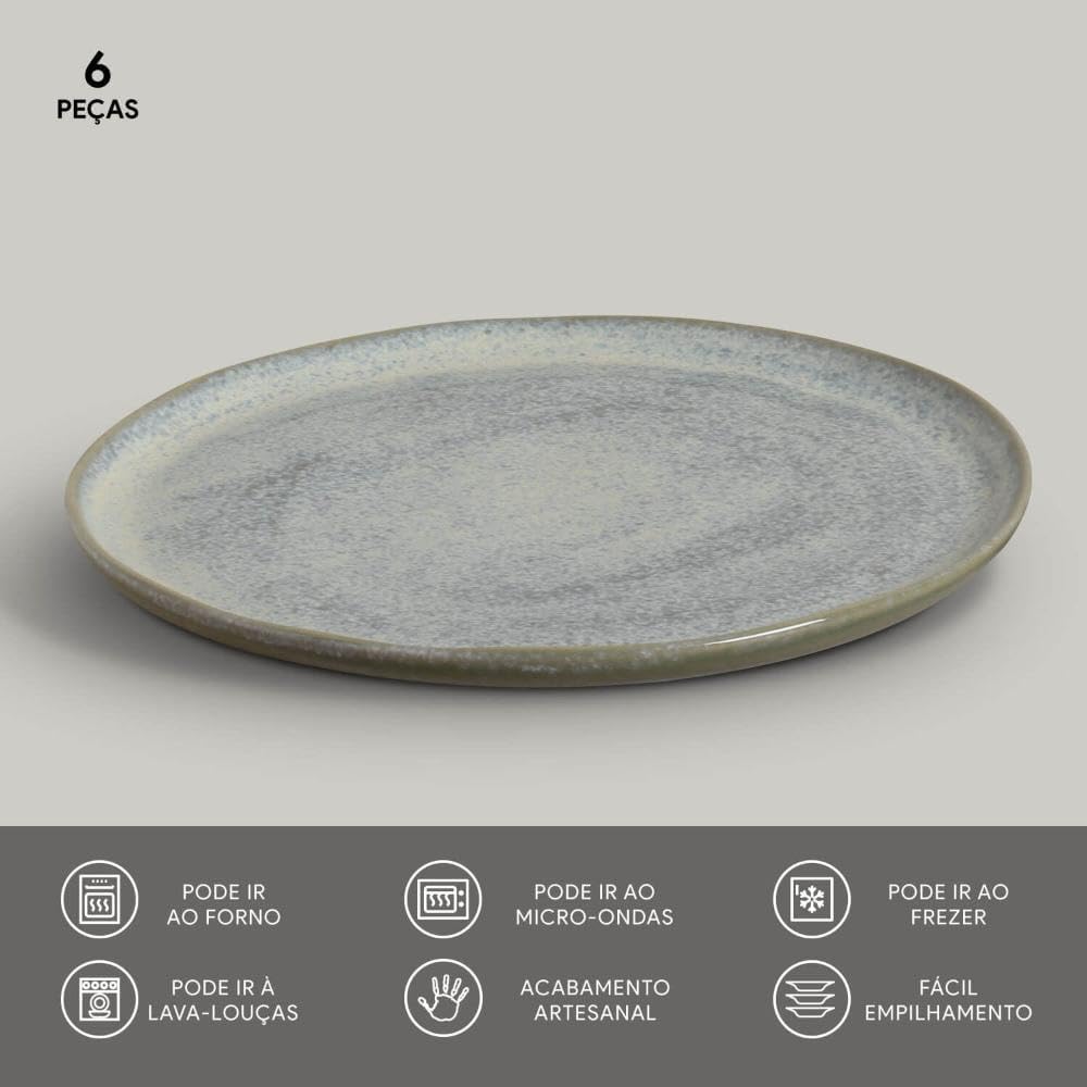 Coleção Cores Radiantes - Aparelho de Jantar - Serve 06 pessoas