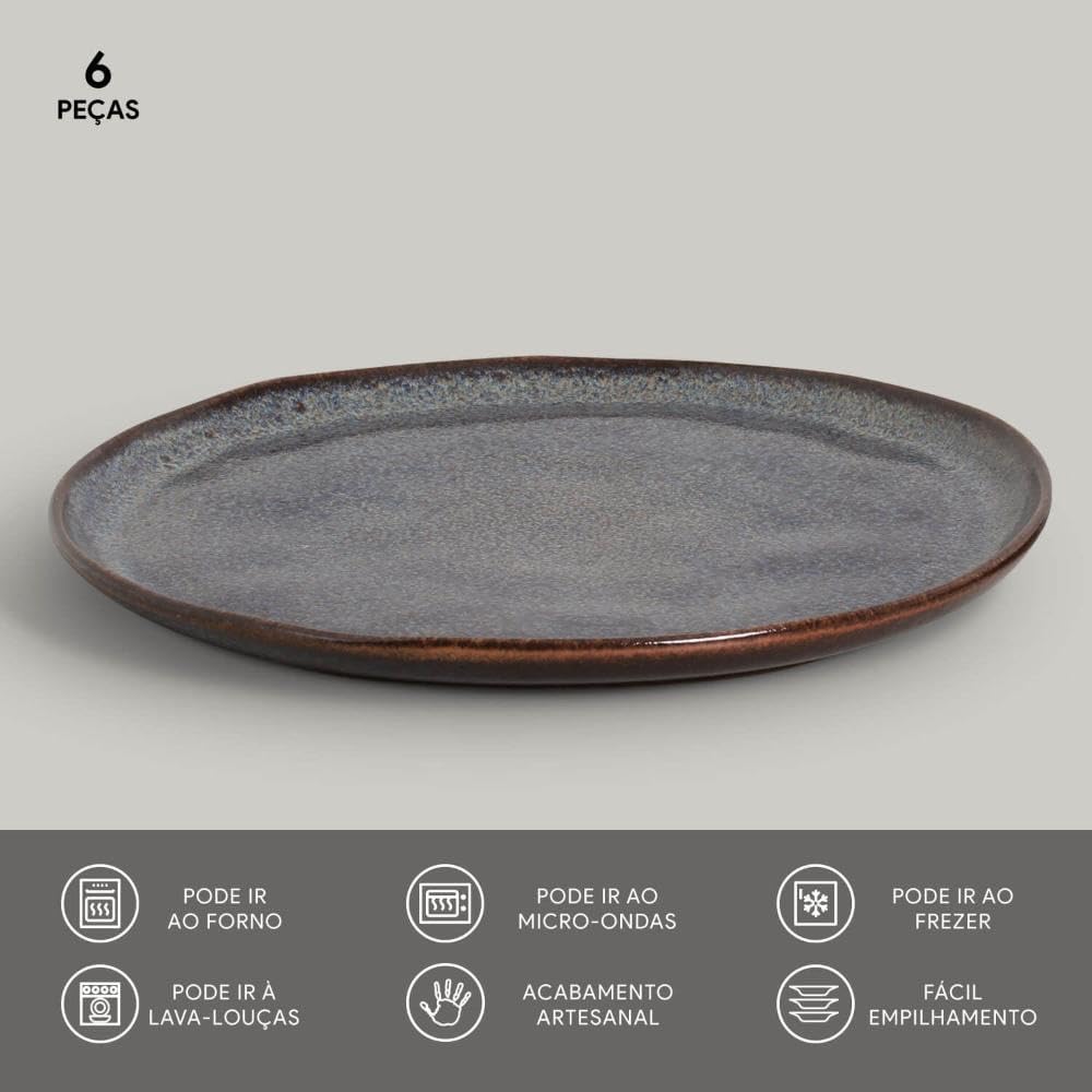 Coleção Cores Radiantes - Aparelho de Jantar - Serve 06 pessoas