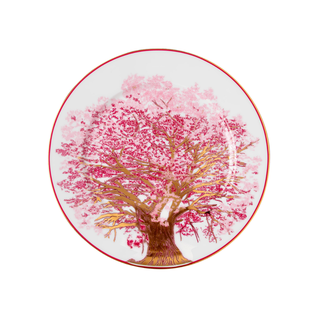 Linha Mesa Posta Brasil FLORES ROSAS - Serve 06 pessoas (Pré-venda)