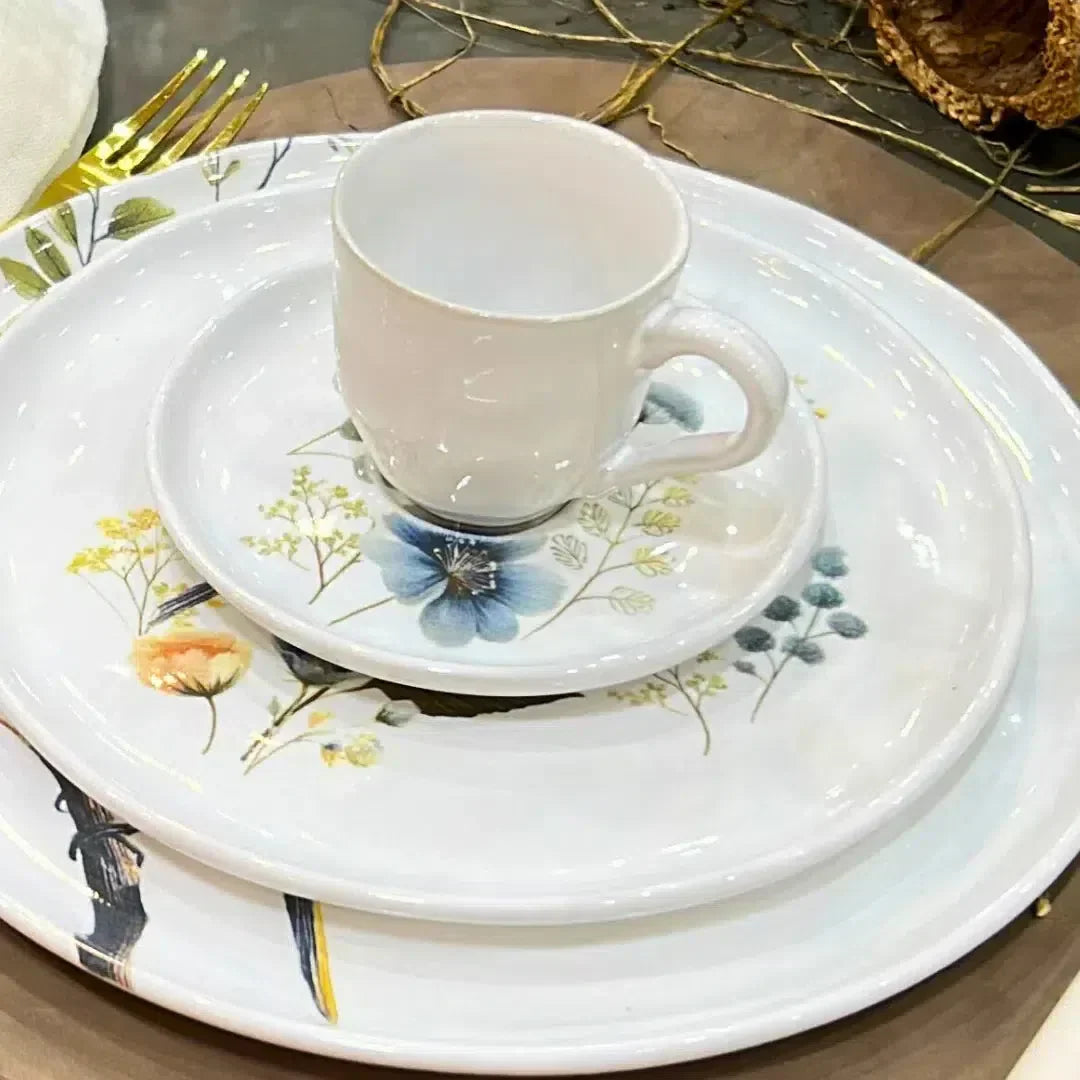 Aparelho de Jantar Natureza Brasil - Serve 06 pessoas